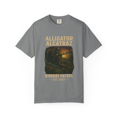 Alligator Alcatraz Airboat Patrol Shirt | Est. 2025 Everglades Swamp Facility Collectible Tee
