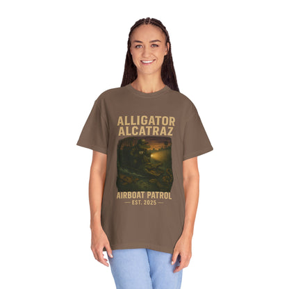 Alligator Alcatraz Airboat Patrol Shirt | Est. 2025 Everglades Swamp Facility Collectible Tee