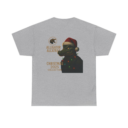 Alligator Alcatraz Christmas 2025 Tee | Graphic Holiday T-Shirt