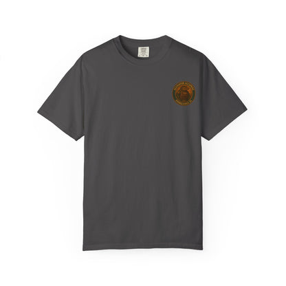 Alligator Alcatraz Est. 2025 T-shirt | Alligator ICE Badge back print
