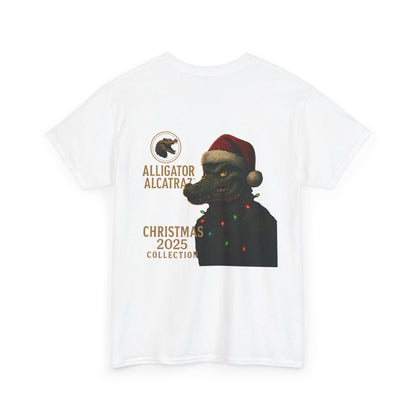 Alligator Alcatraz Christmas 2025 Tee | Graphic Holiday T-Shirt