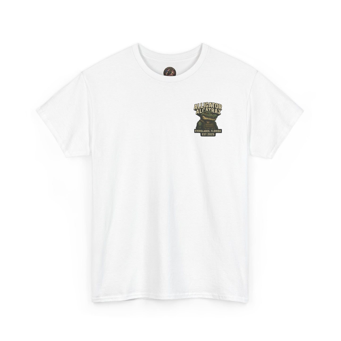 Alligator Alcatraz Christmas 2025 Tee | Graphic Holiday T-Shirt