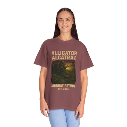 Alligator Alcatraz Airboat Patrol Shirt | Est. 2025 Everglades Swamp Facility Collectible Tee