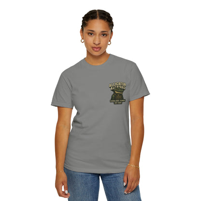 Alligator Alcatraz American Flag T-Shirt