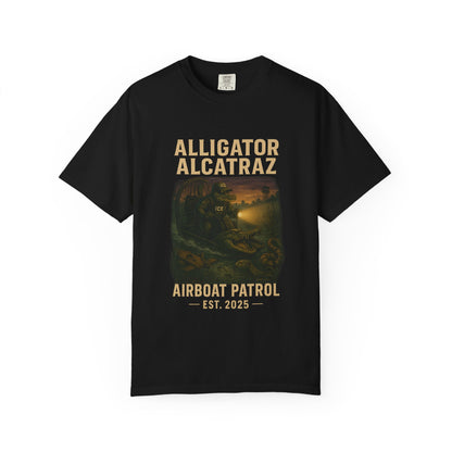 Alligator Alcatraz Airboat Patrol Shirt | Est. 2025 Everglades Swamp Facility Collectible Tee