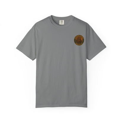 Alligator Alcatraz Est. 2025 T-shirt | Alligator ICE Badge back print