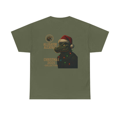 Alligator Alcatraz Christmas 2025 Tee | Graphic Holiday T-Shirt