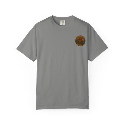 Alligator Alcatraz Est. 2025 T-shirt | Alligator ICE Badge back print