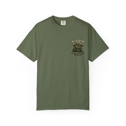 Alligator Alcatraz American Flag T-Shirt