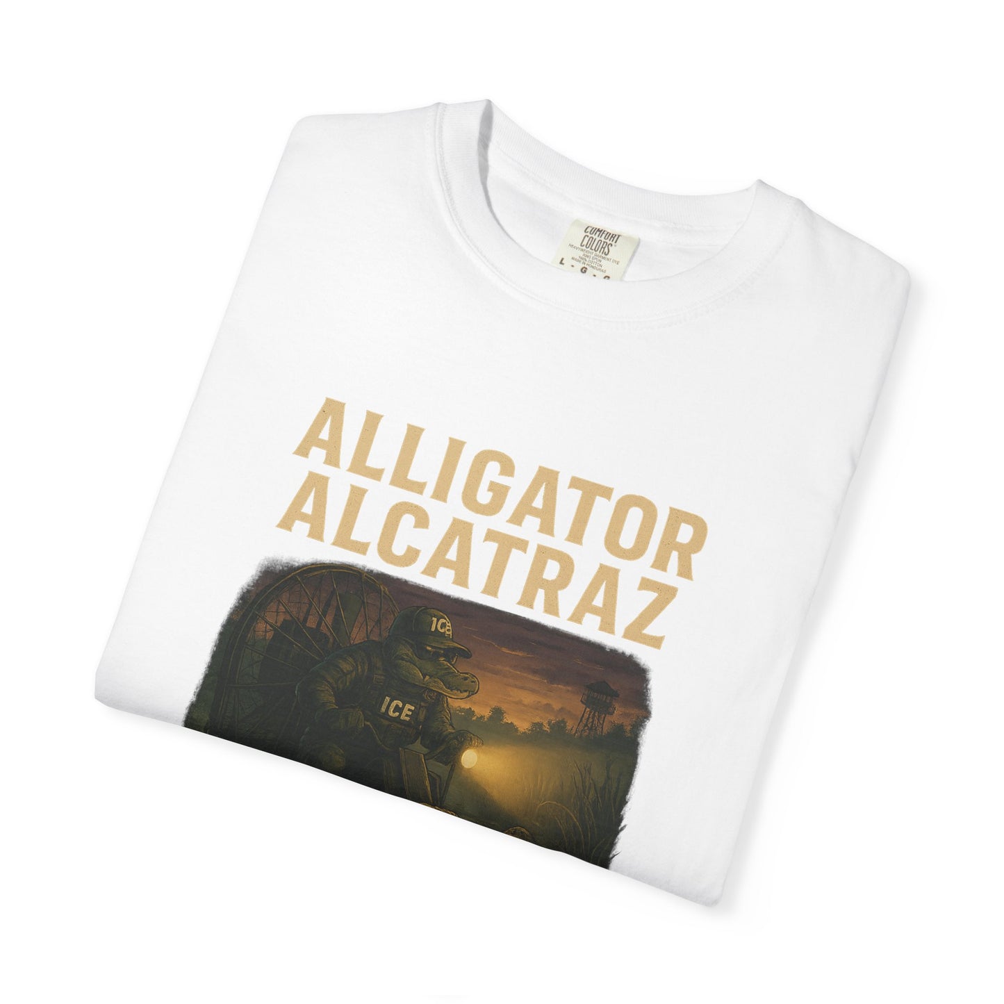 Alligator Alcatraz Airboat Patrol Shirt | Est. 2025 Everglades Swamp Facility Collectible Tee