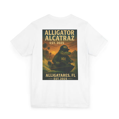 Alligator Alcatraz Jet Ski Patrol 2025  Everglades Gator Poster, Funny Florida Gift, Swamp Adventure Art