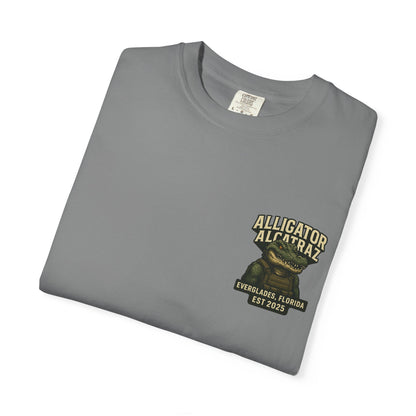 Alligator Alcatraz American Flag T-Shirt
