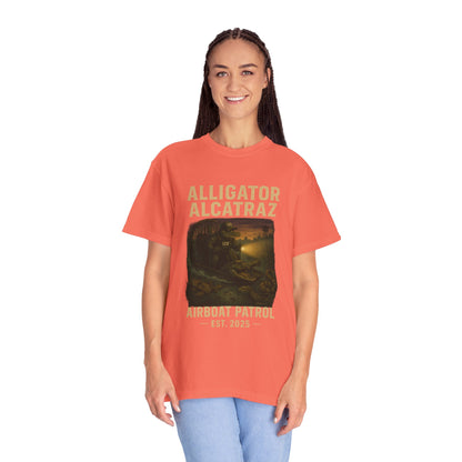 Alligator Alcatraz Airboat Patrol Shirt | Est. 2025 Everglades Swamp Facility Collectible Tee