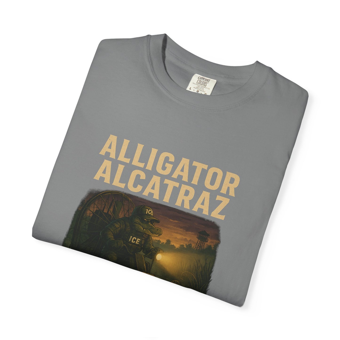 Alligator Alcatraz Airboat Patrol Shirt | Est. 2025 Everglades Swamp Facility Collectible Tee