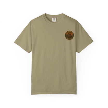 Alligator Alcatraz Est. 2025 T-shirt | Alligator ICE Badge back print