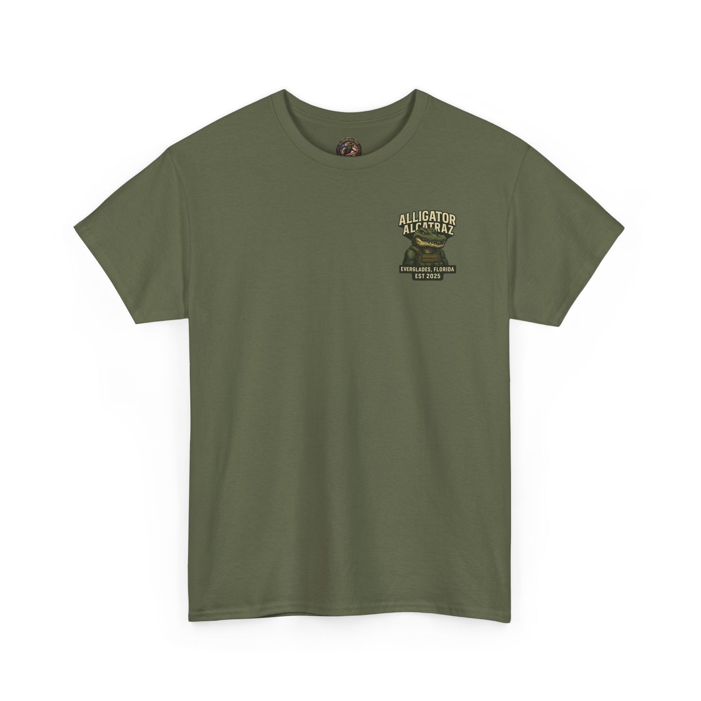 Alligator Alcatraz Christmas 2025 Tee | Graphic Holiday T-Shirt