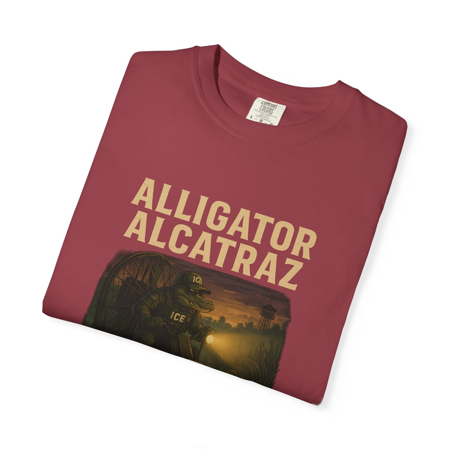Alligator Alcatraz Airboat Patrol Shirt | Est. 2025 Everglades Swamp Facility Collectible Tee