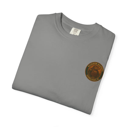 Alligator Alcatraz Est. 2025 T-shirt | Alligator ICE Badge back print
