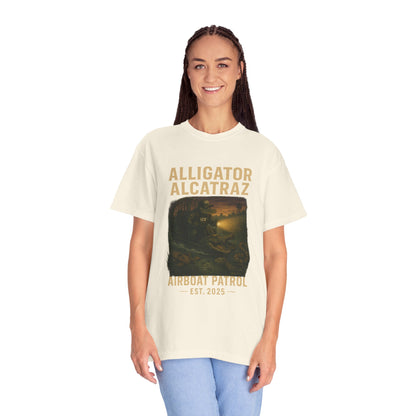 Alligator Alcatraz Airboat Patrol Shirt | Est. 2025 Everglades Swamp Facility Collectible Tee