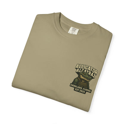 Alligator Alcatraz American Flag T-Shirt