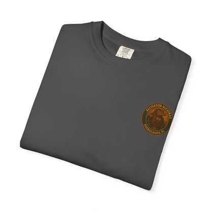 Alligator Alcatraz Est. 2025 T-shirt | Alligator ICE Badge back print