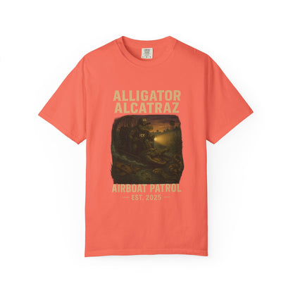 Alligator Alcatraz Airboat Patrol Shirt | Est. 2025 Everglades Swamp Facility Collectible Tee