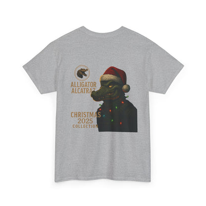 Alligator Alcatraz Christmas 2025 Tee | Graphic Holiday T-Shirt