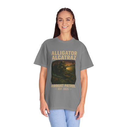 Alligator Alcatraz Airboat Patrol Shirt | Est. 2025 Everglades Swamp Facility Collectible Tee