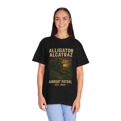 Alligator Alcatraz Airboat Patrol Shirt | Est. 2025 Everglades Swamp Facility Collectible Tee