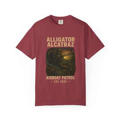 Alligator Alcatraz Airboat Patrol Shirt | Est. 2025 Everglades Swamp Facility Collectible Tee