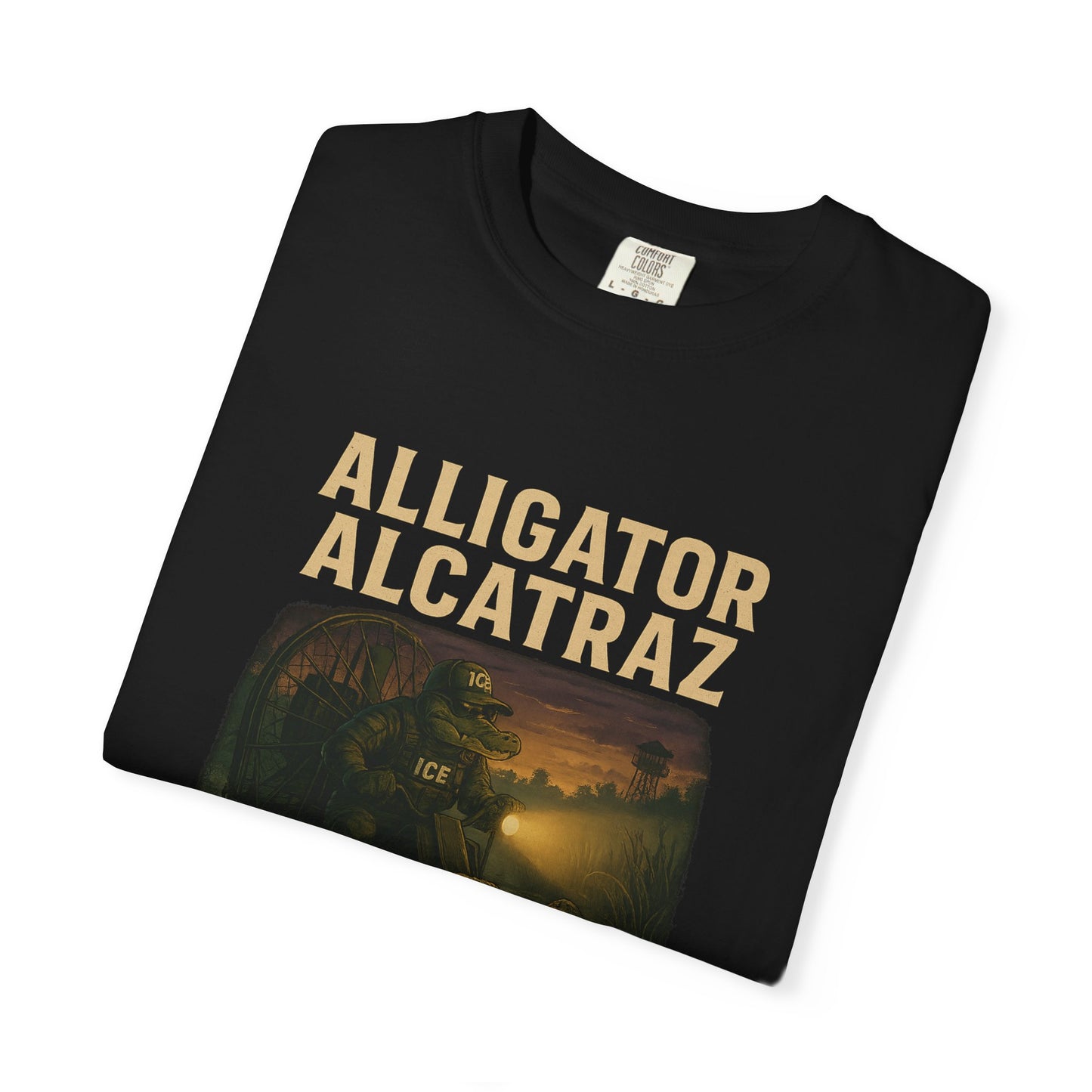 Alligator Alcatraz Airboat Patrol Shirt | Est. 2025 Everglades Swamp Facility Collectible Tee