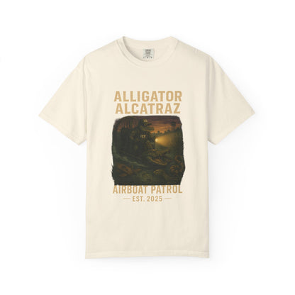 Alligator Alcatraz Airboat Patrol Shirt | Est. 2025 Everglades Swamp Facility Collectible Tee