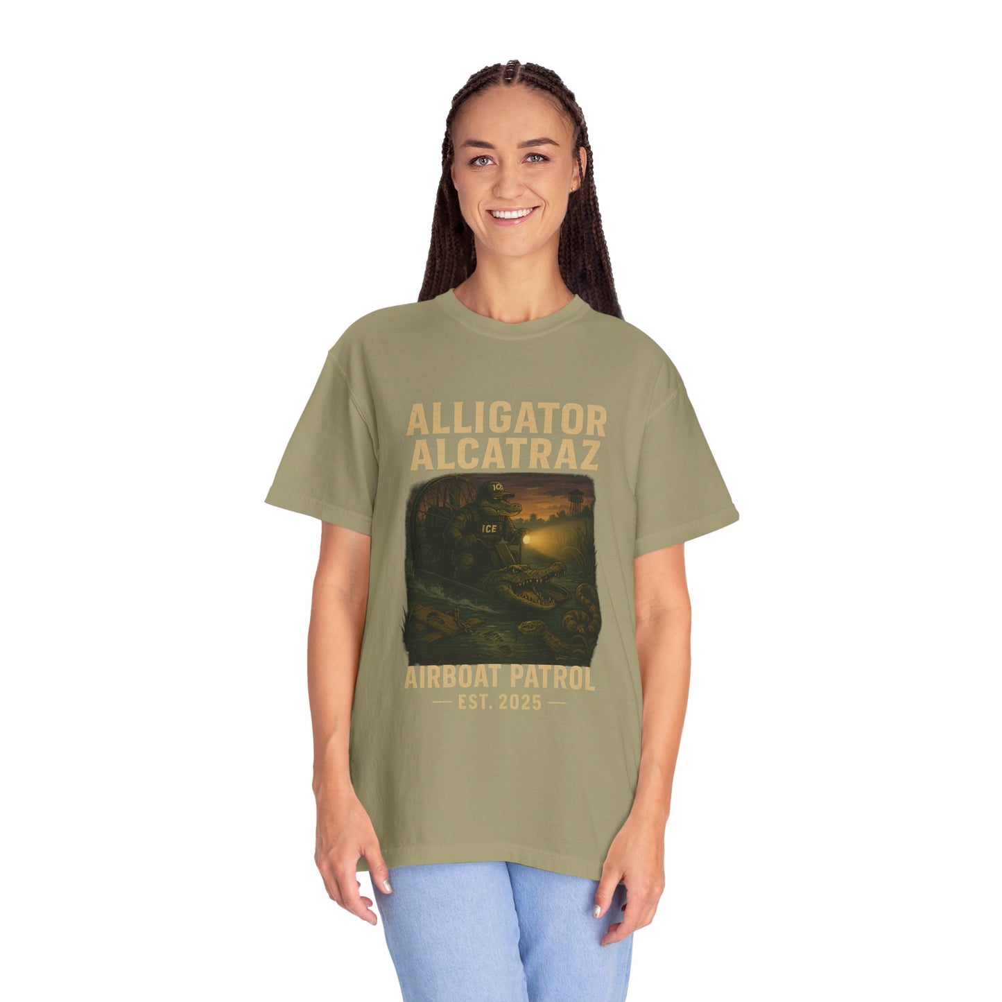 Alligator Alcatraz Airboat Patrol Shirt | Est. 2025 Everglades Swamp Facility Collectible Tee