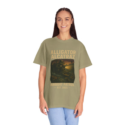 Alligator Alcatraz Airboat Patrol Shirt | Est. 2025 Everglades Swamp Facility Collectible Tee