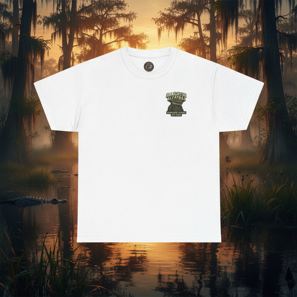 Alligator Alcatraz Christmas 2025 Tee | Graphic Holiday T-Shirt