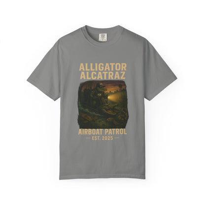 Alligator Alcatraz Airboat Patrol Shirt | Est. 2025 Everglades Swamp Facility Collectible Tee