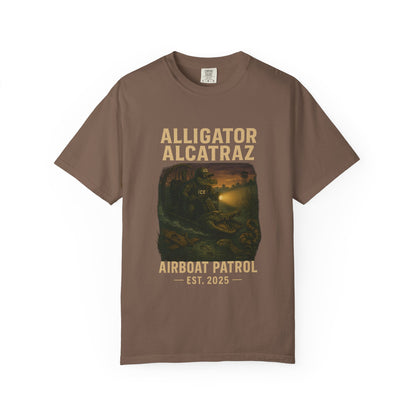 Alligator Alcatraz Airboat Patrol Shirt | Est. 2025 Everglades Swamp Facility Collectible Tee