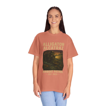 Alligator Alcatraz Airboat Patrol Shirt | Est. 2025 Everglades Swamp Facility Collectible Tee
