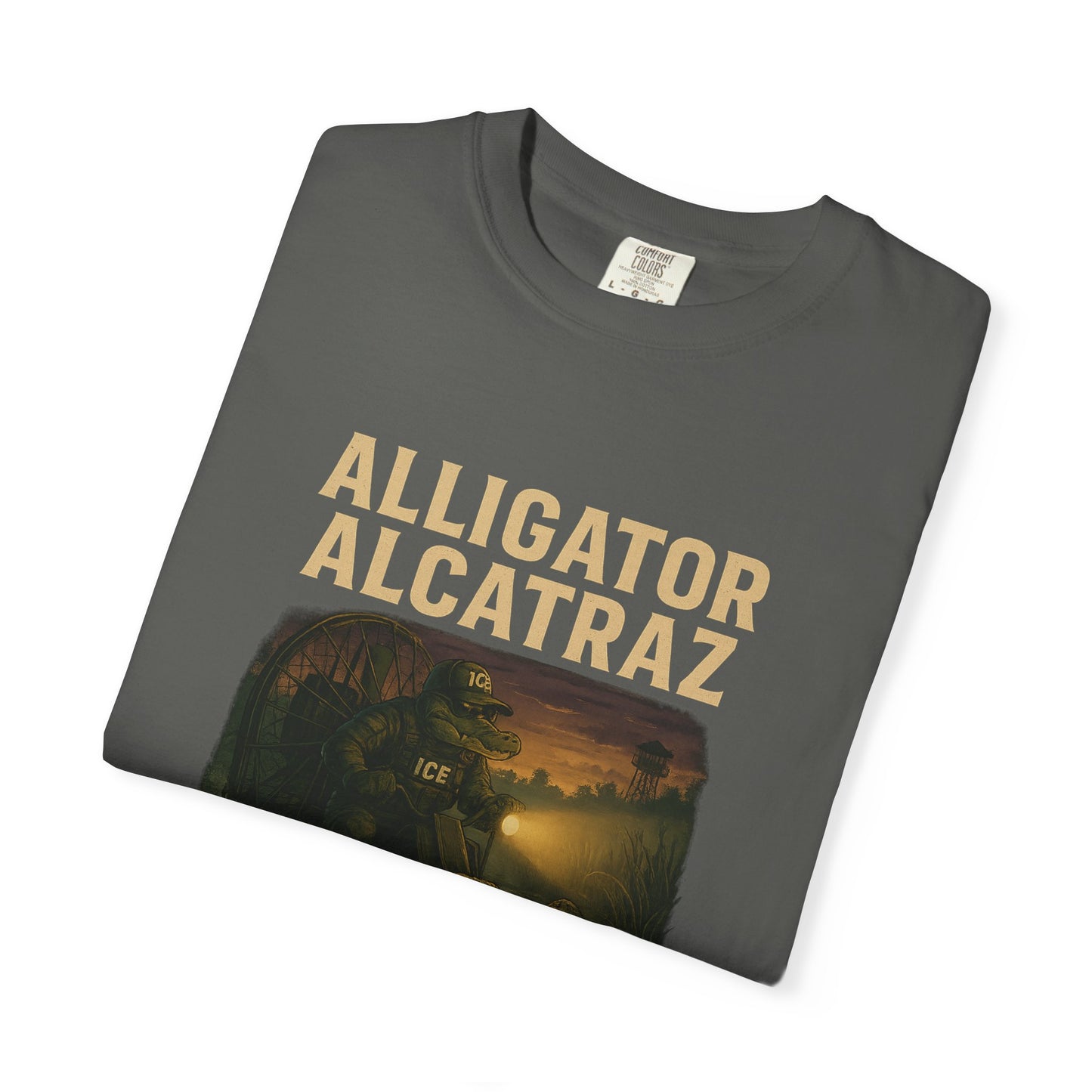 Alligator Alcatraz Airboat Patrol Shirt | Est. 2025 Everglades Swamp Facility Collectible Tee
