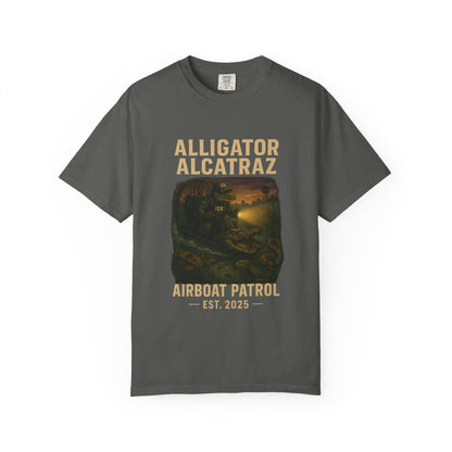 Alligator Alcatraz Airboat Patrol Shirt | Est. 2025 Everglades Swamp Facility Collectible Tee