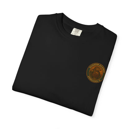 Alligator Alcatraz Est. 2025 T-shirt | Alligator ICE Badge back print