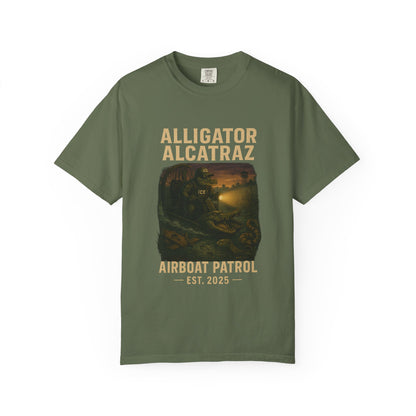 Alligator Alcatraz Airboat Patrol Shirt | Est. 2025 Everglades Swamp Facility Collectible Tee