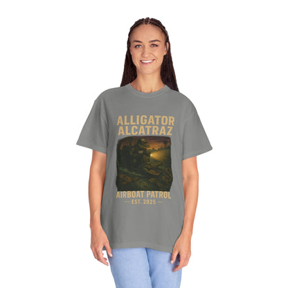 Alligator Alcatraz Airboat Patrol Shirt | Est. 2025 Everglades Swamp Facility Collectible Tee