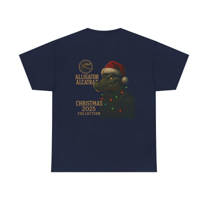 Alligator Alcatraz Christmas 2025 Tee | Graphic Holiday T-Shirt