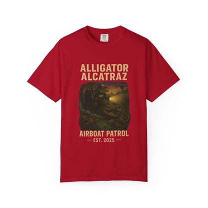 Alligator Alcatraz Airboat Patrol Shirt | Est. 2025 Everglades Swamp Facility Collectible Tee
