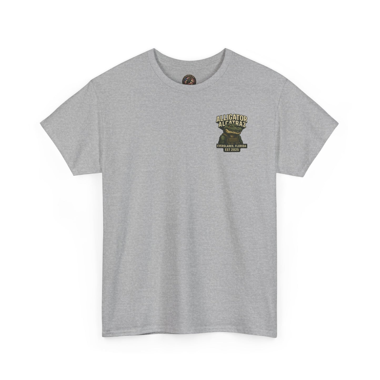 Alligator Alcatraz Christmas 2025 Tee | Graphic Holiday T-Shirt
